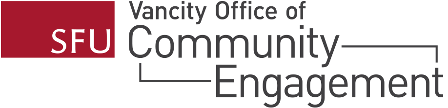 Logo SFU Vancity Office of Community Engagement 