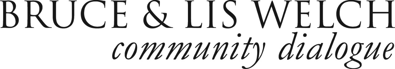 Bruce and Lis Welch Community Dialogue Logo