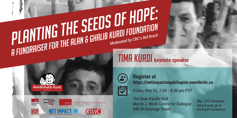 Planting the Seeds of Hope: A Fundraiser for the Alan & Ghalib Kurdi Foundation