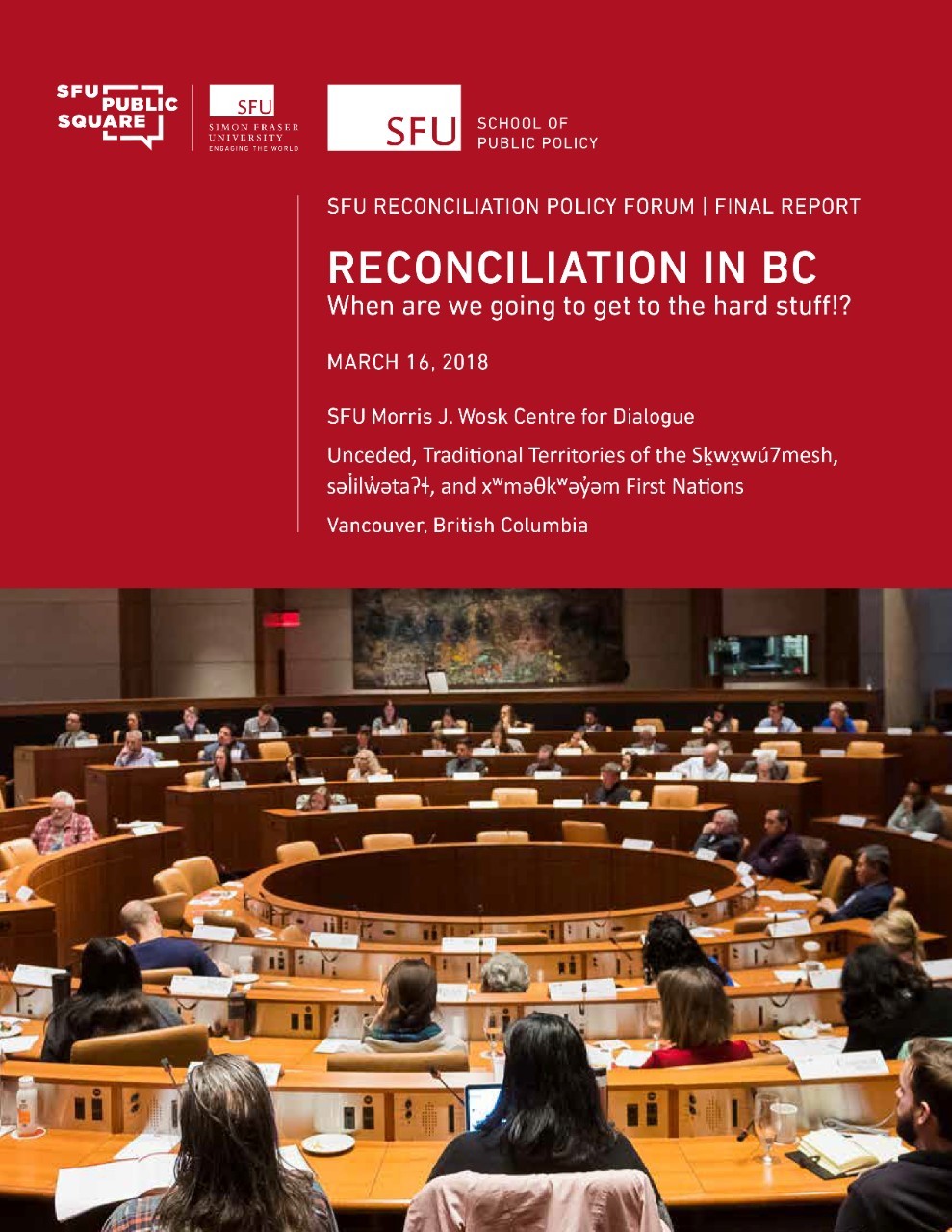 Reconciliation in BC Final Report