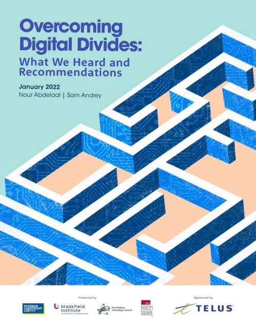 Cover page of the report "Overcoming Digital Divides: What We Heard and Recommendations"