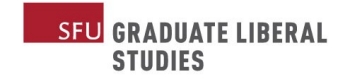 Logo for SFU Graduate Liberal Studies