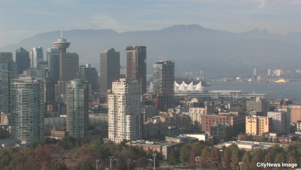 Wildfire smoke on the way to the Lower Mainland