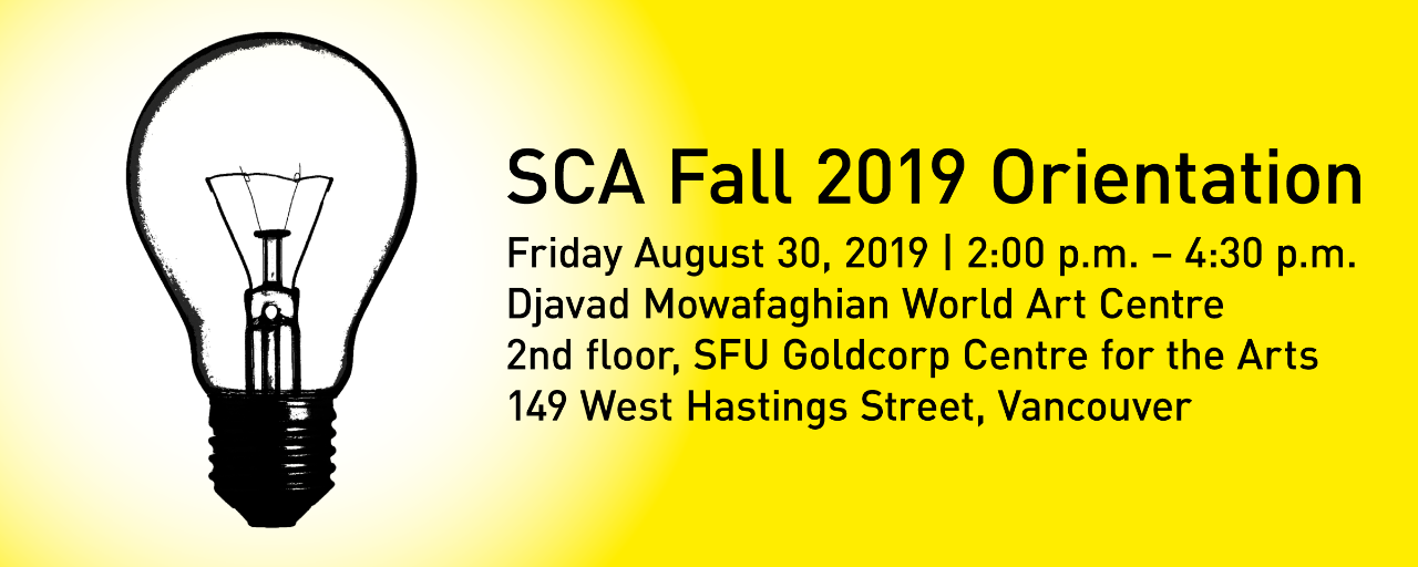 SCA Fall 2019 Orientation