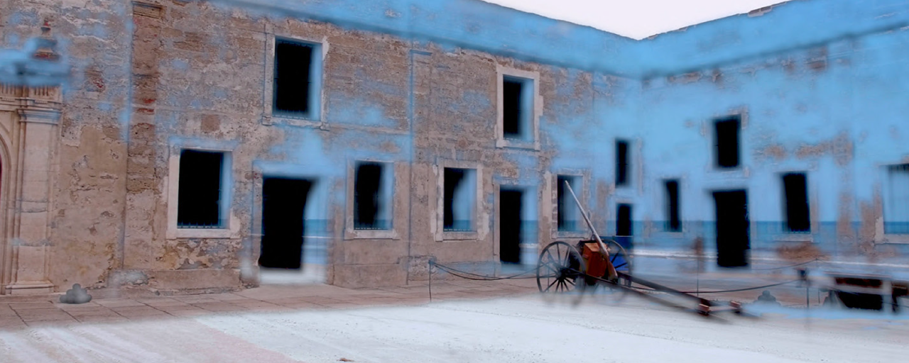 Sky Hopinka, Cloudless Blue Egress of Summer (still), 2019. HD video, stereo, color, 2-channel, synchronous loop. Courtesy of the artist and The Green Gallery.