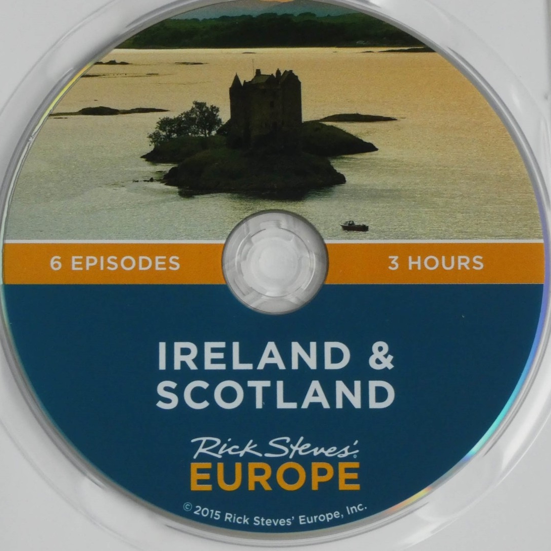 DVD of Rick Steves' TV program Ireland and Scotland