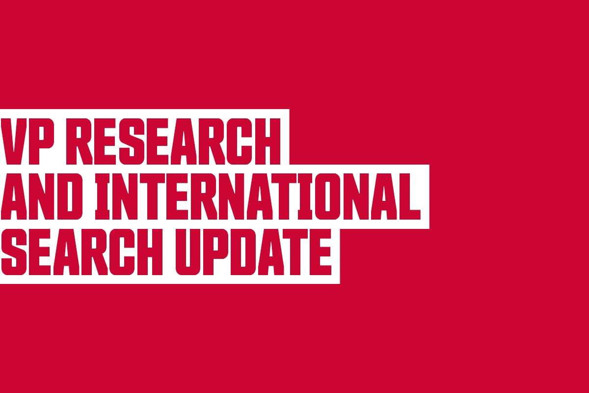 VP Research and International Search Update