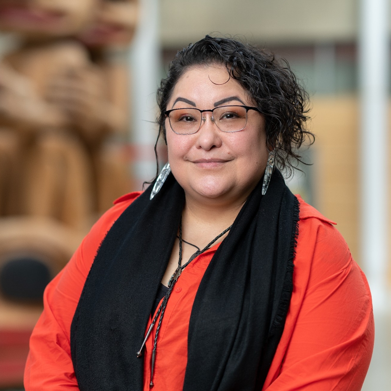 Photo of Rebecca Sangwais, Indigenous Student Life Coordinator at the ISC