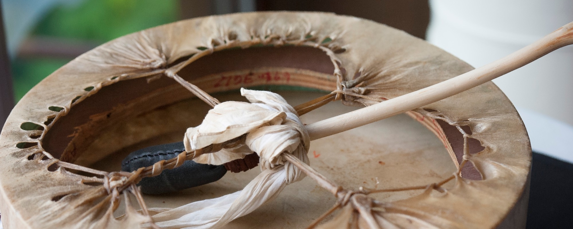Hand Drum pictured at SFU Indigenous First Nations Honoring Feast held at the DAC