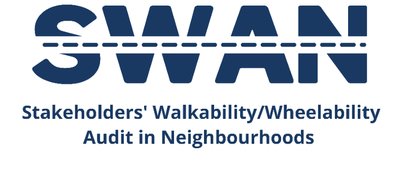 Stakeholders' Walkability/Wheelability Audit in Neighbourhoods (SWAN) logo