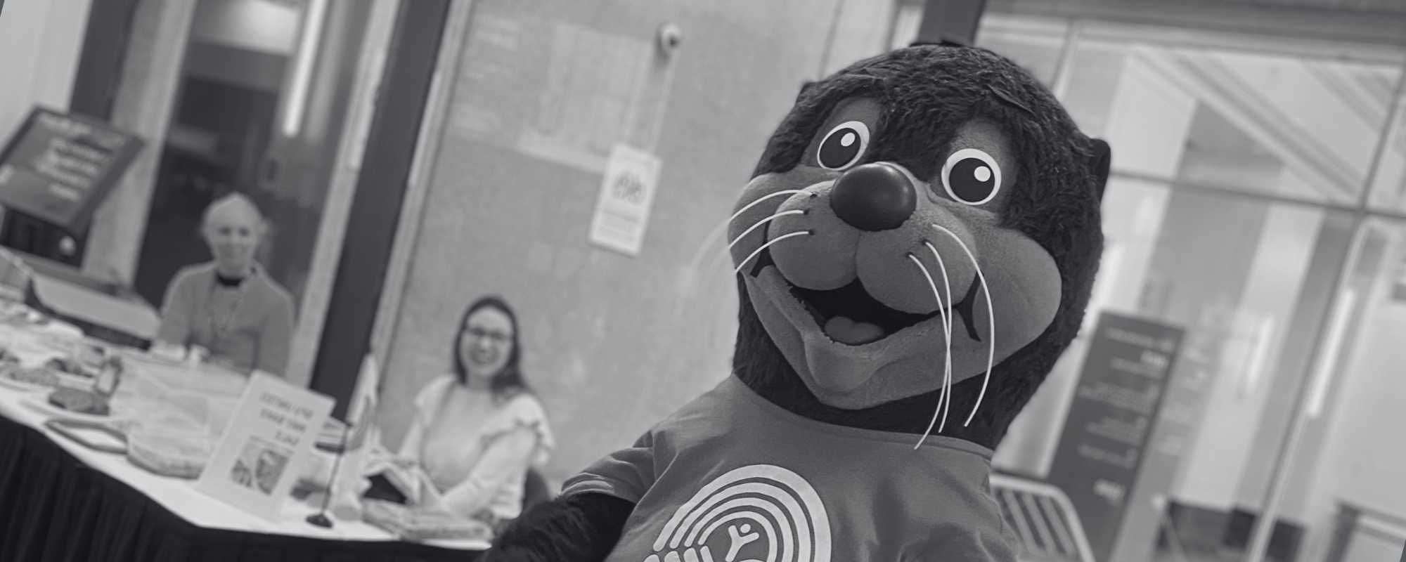 Seymour the Sea Otter Visits the Vancouver Book and Bake Sale