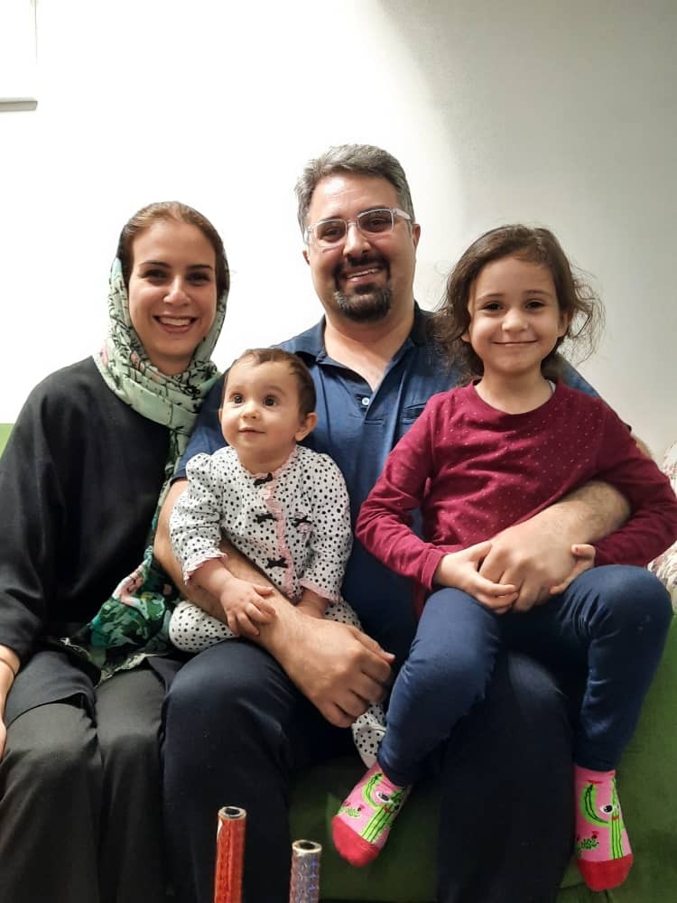 Azadeh & Alireza and their two children