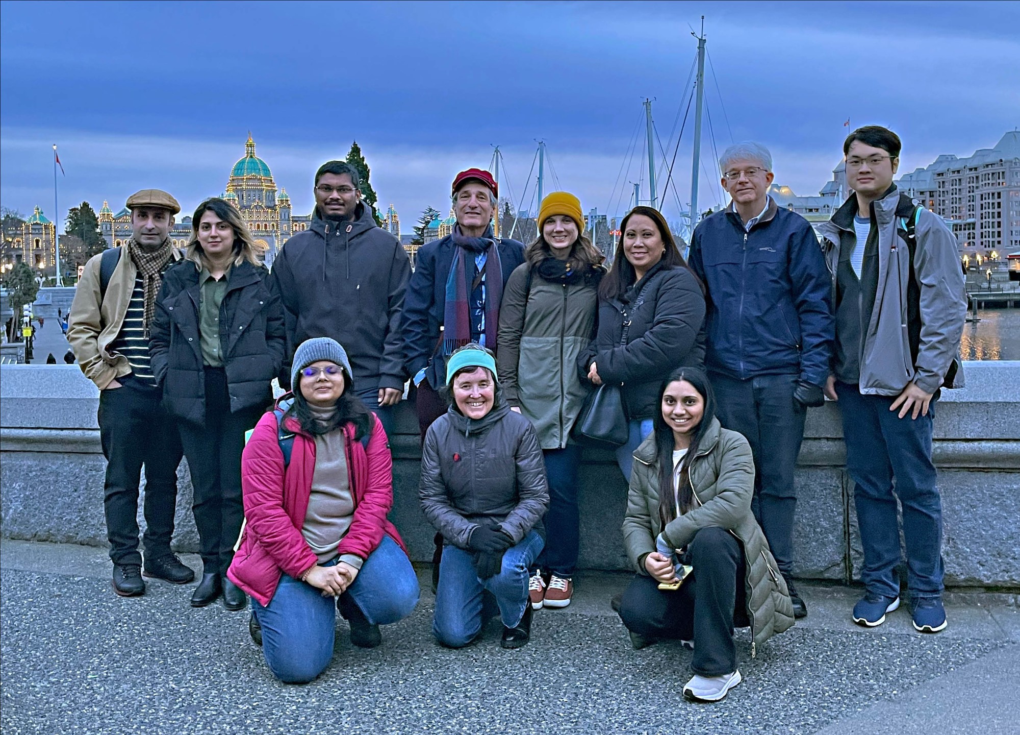 Urban studies students and faculty in Victoria, British Columbia