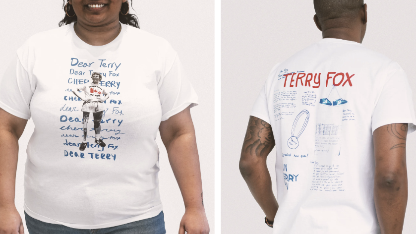 The 2023 Terry Fox t-shirt