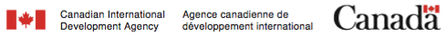 Funding support provided by the Canadian International Development Agency