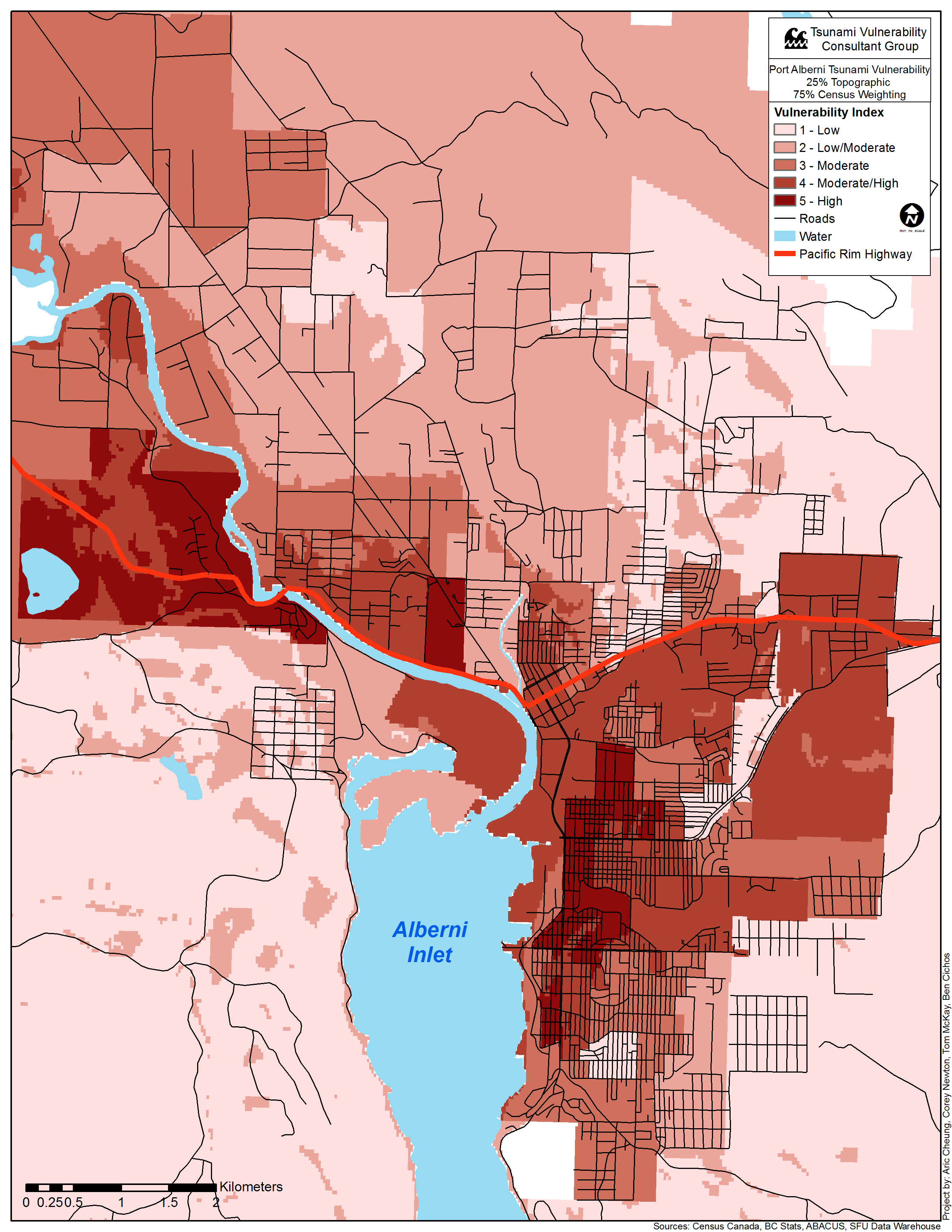 Port Alberni Tsunami Vulnerability Analysis