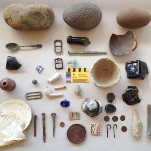 Artefacts used in the Custodians and Curators Workshop to highlight the range of