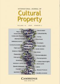 International Journal of Cultural Property (16:2)