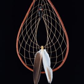 Red Willow Dream Catcher, Patricia Pacheco, Laguna-Ojibwa