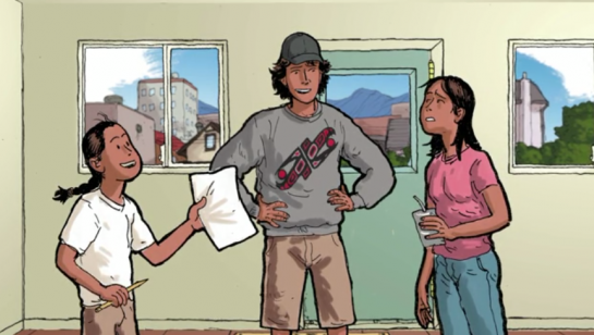 small number and the skateboard park