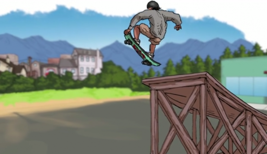 small number and the skateboard park