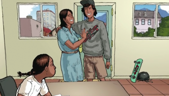 small number and the skateboard park