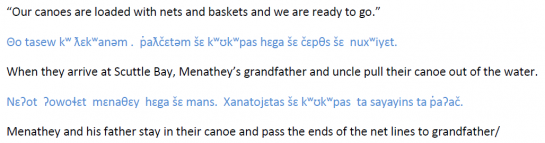 small number and the salmon harvest