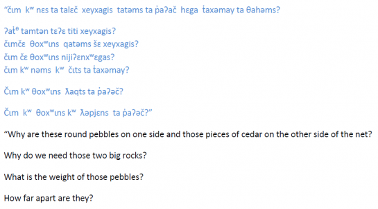 small number and the salmon harvest