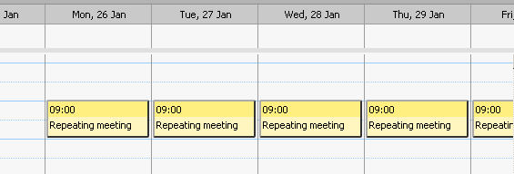 Created repeat pattern