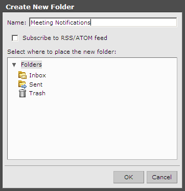 Create a new folder