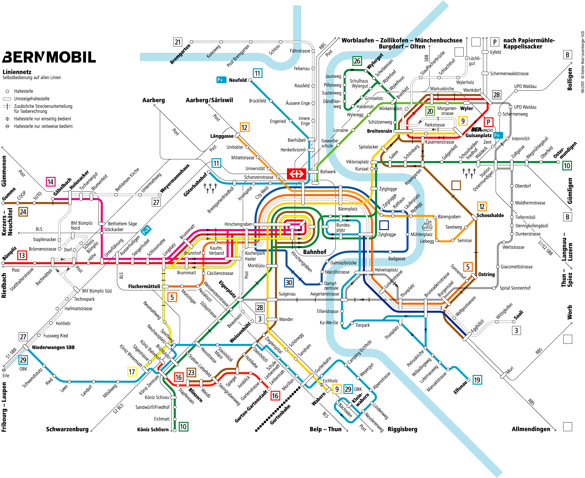 Bern Current Routes