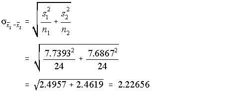 how to calculate standard error equation