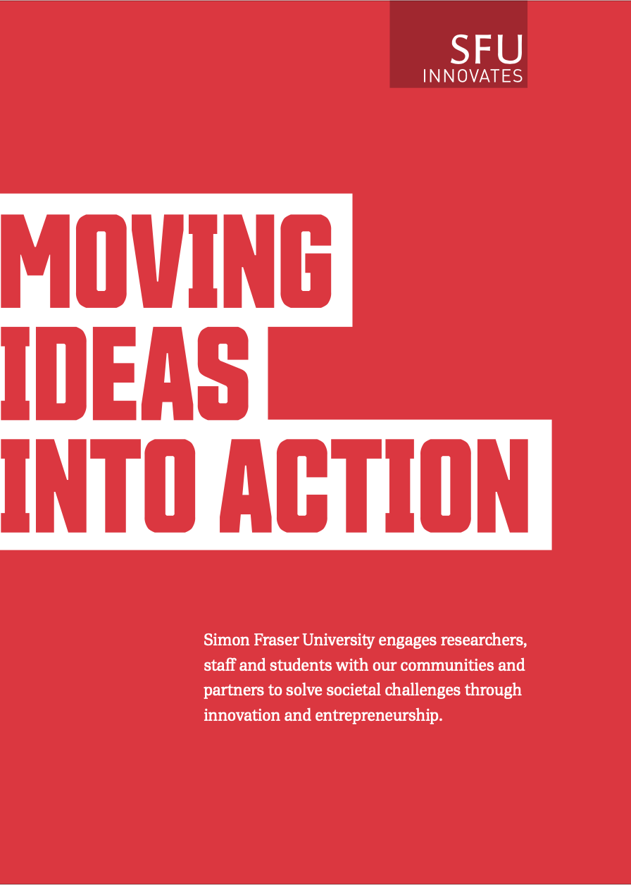 Thumbnail image of the SFU Innovates Brochure Cover