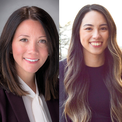 Side-by-side cropped headshots of Jennifer Wong and Chelsea Lee