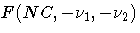 F(NC,-\nu_1,-\nu_2)