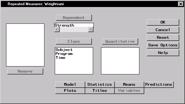 Repeated Measures Analysis