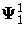 {\Psi}^1_{1}