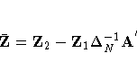 {\bar{Z}}=Z_{2}-Z_{1}
{\Delta}^{-1}_{N}A^{'}