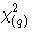 { {\chi}^2_{(q)}}