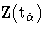 {\rm{Z}(t_{\hat{{\alpha}}})}
