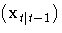 (x_{t| t-1})