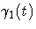 \gamma_1(t)