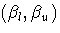 (\beta_l,\beta_u)