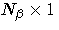 N_\beta x 1