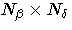 N_\beta x N_\delta