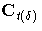 C_{t(\delta)}