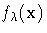 f_\lambda(x)