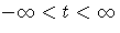 -\infty\lt t\lt\infty