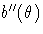 {{b''}(\theta)}