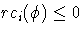 rc_i(\phi)\leq0